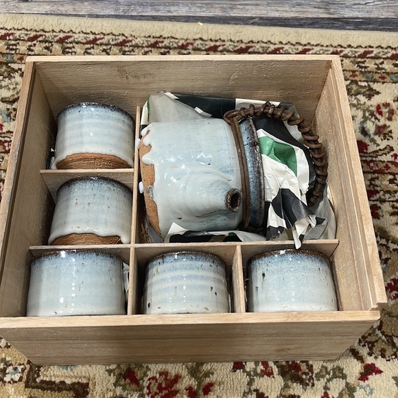 Handmade Japanese tea set - Picture 8 of 9